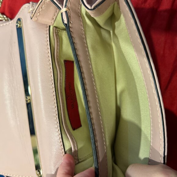 Valentino Pink Leather Bow Mini Flap Bag - Picture 10 of 15